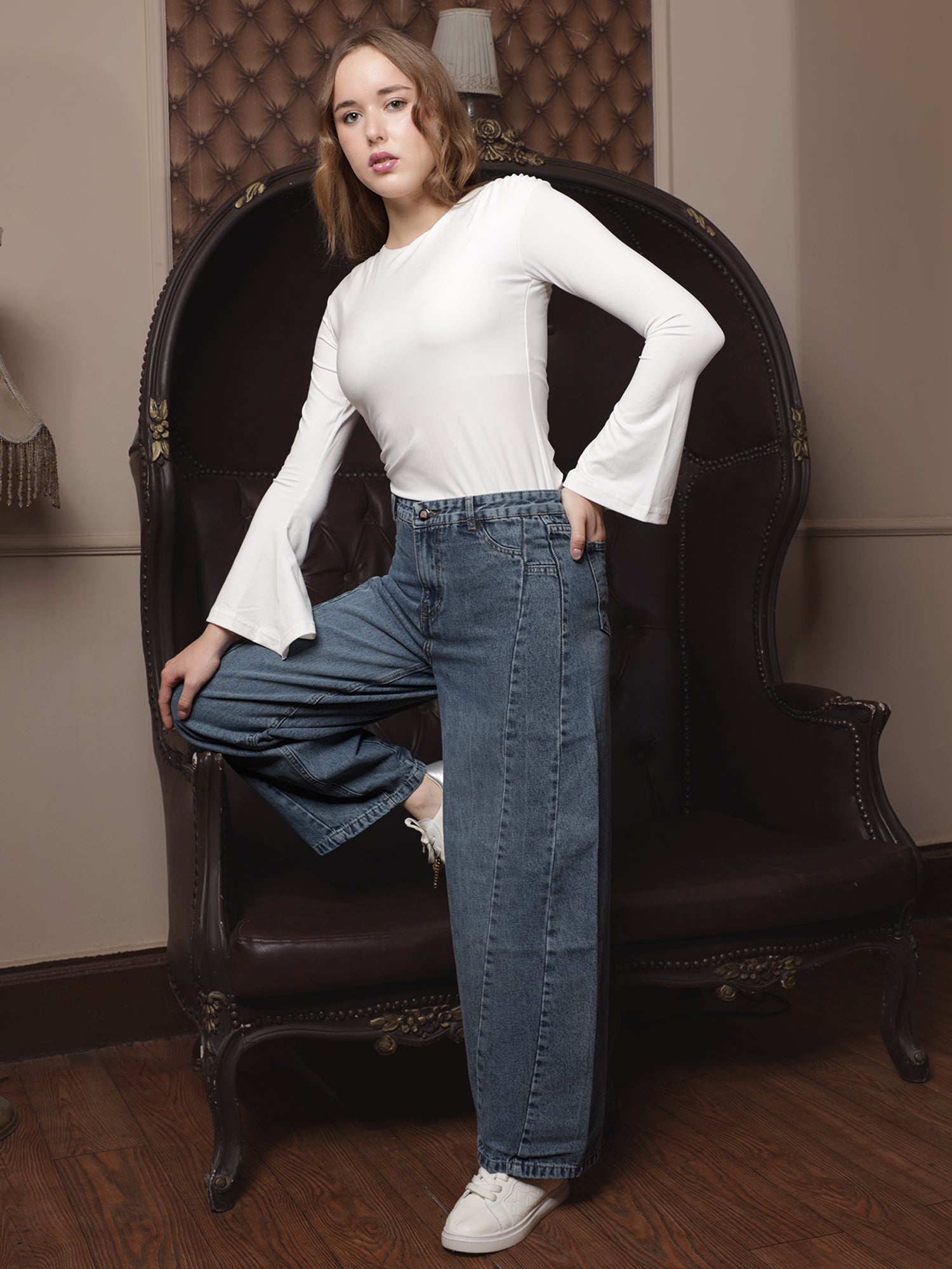 Owluxe Signature Baggy Denim - BG02 - Ocean Blue