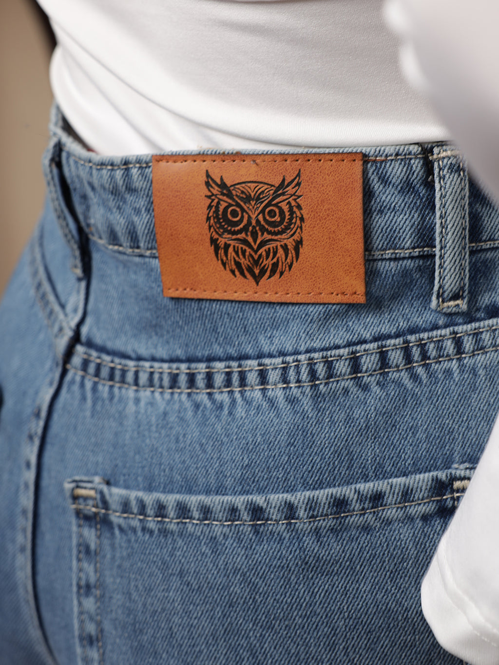 Owluxe Signature Super Wide-Leg Denim – SWL-03 – Ocean Blue