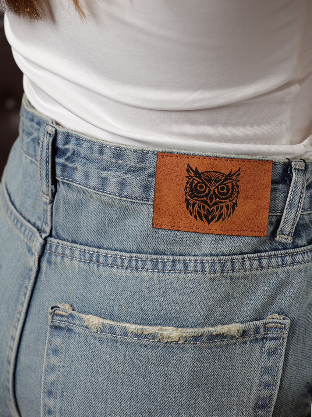 Owluxe Signature Super Wide-Leg Denim – SWL-01 – Heritage blue
