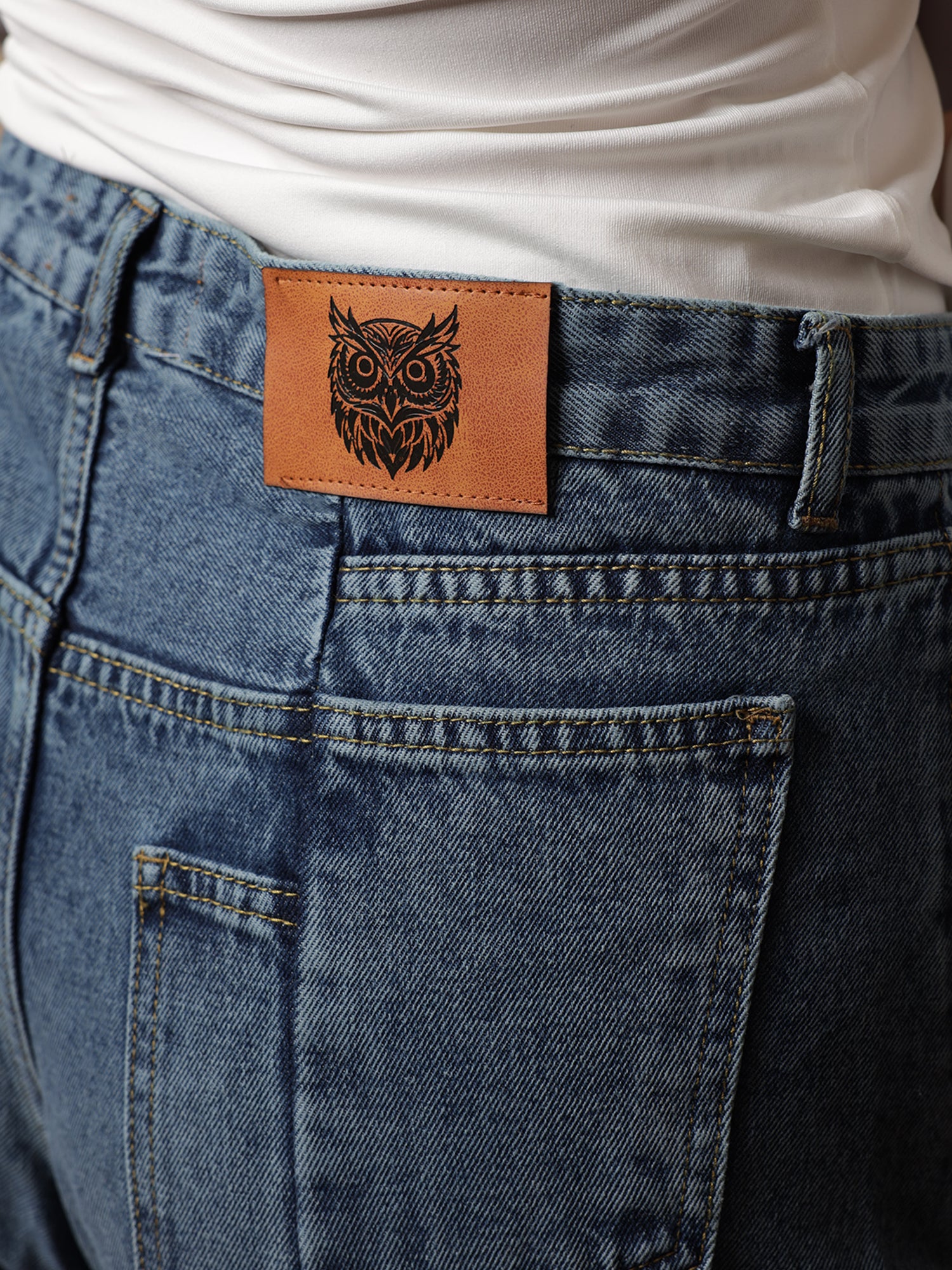 Owluxe Signature Baggy Denim - BG02 - Ocean Blue