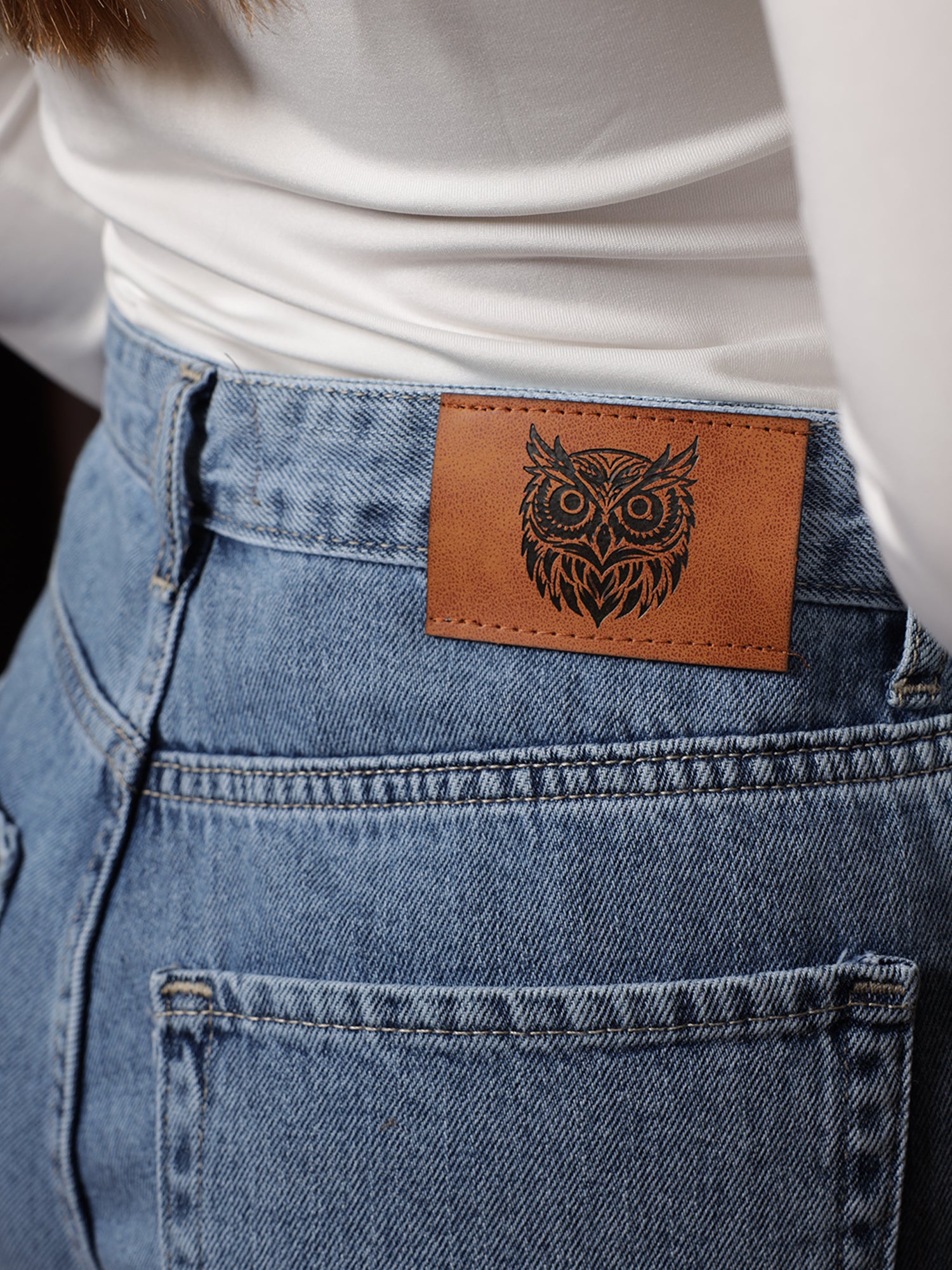 Owluxe Signature Wide-Leg Denim – WL-07 – Midnight Navy