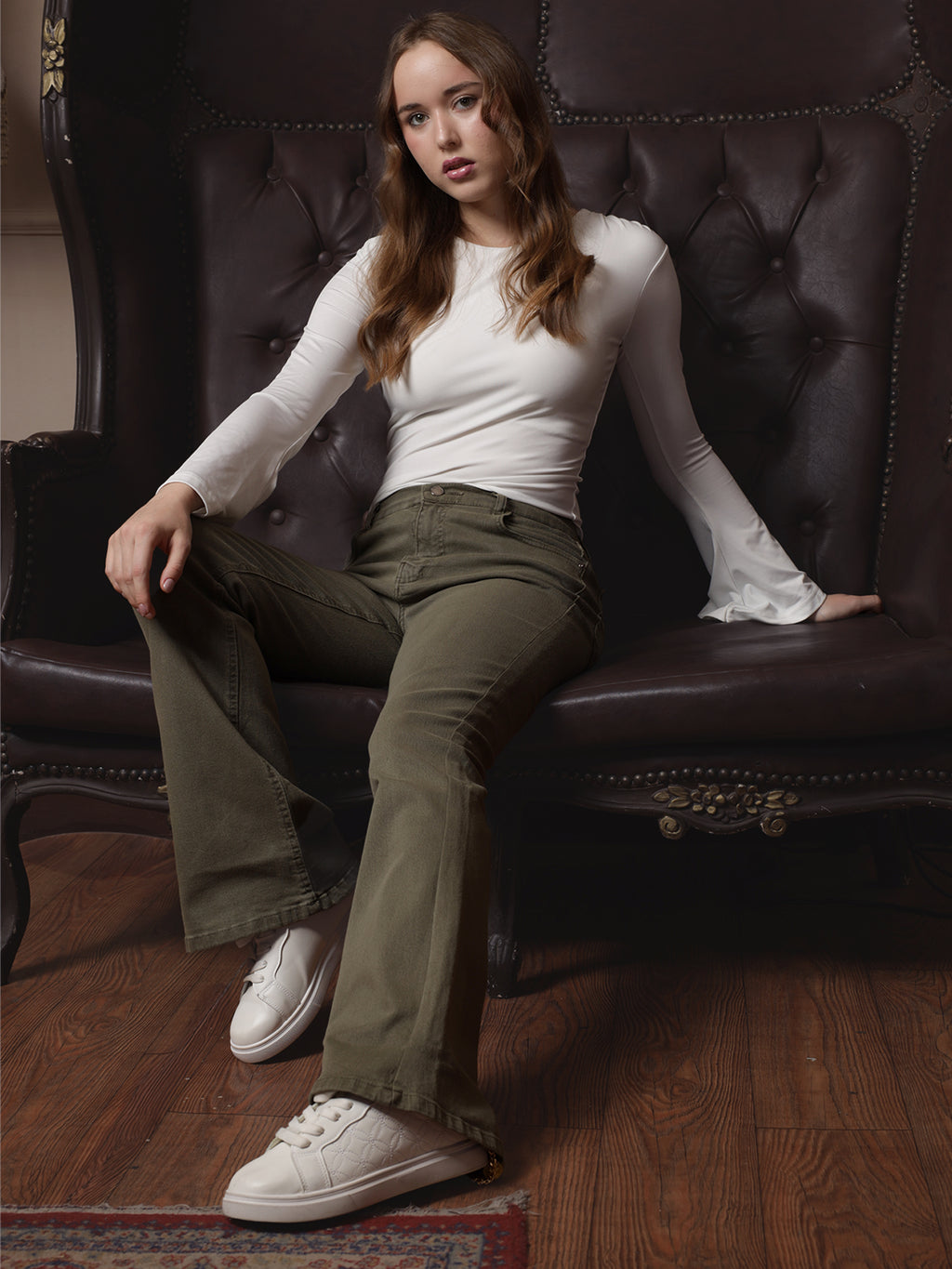 Owluxe Signature Flare – FL-01 – Olive Green