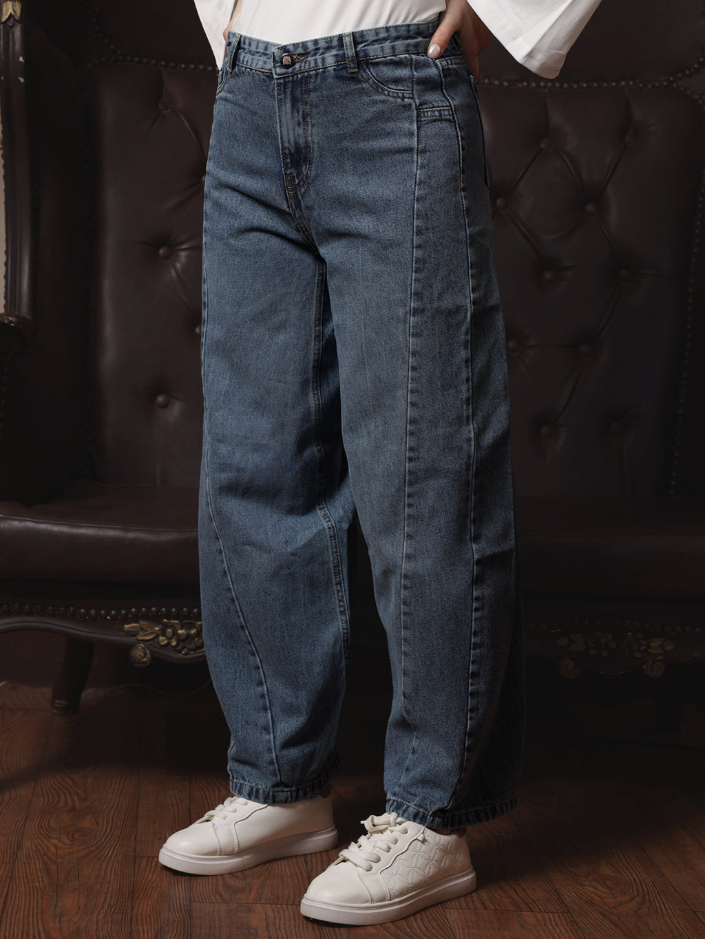Owluxe Signature Baggy Denim - BG02 - Ocean Blue