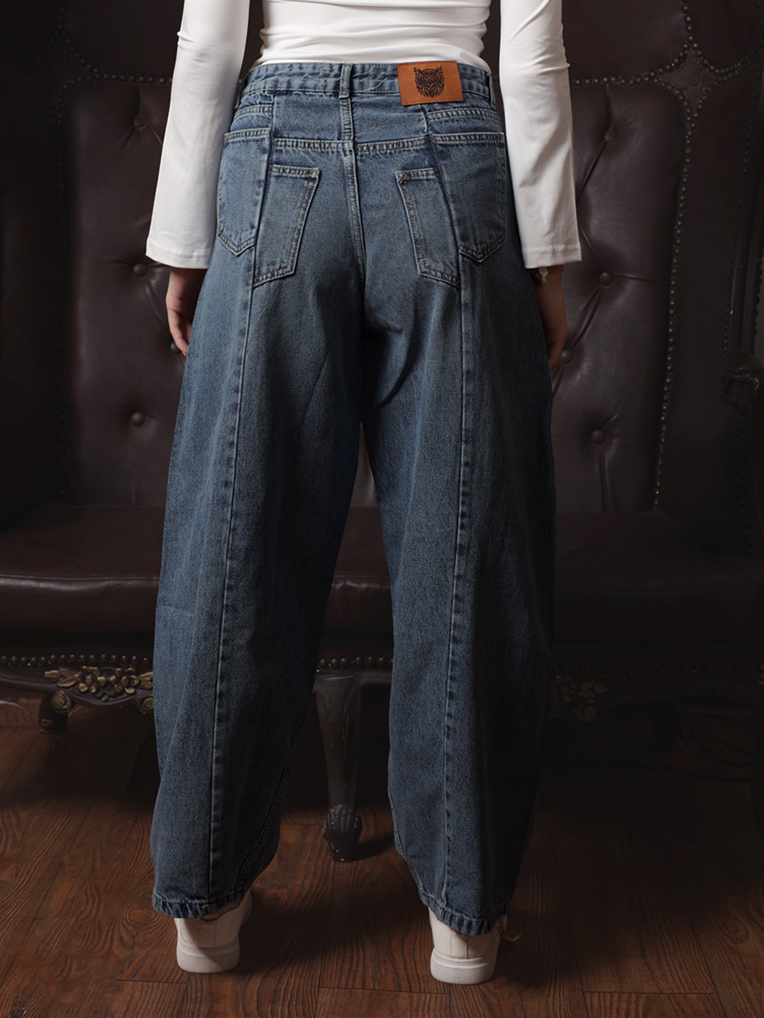 Owluxe Signature Baggy Denim - BG02 - Ocean Blue