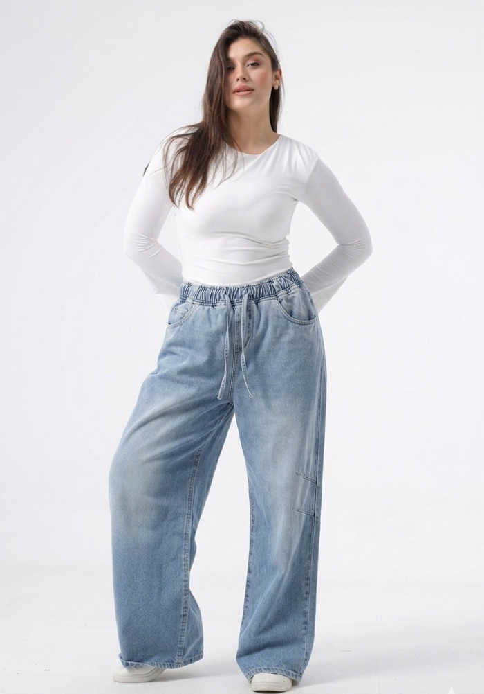 Owluxe Elastic Waist - Heritage Blue