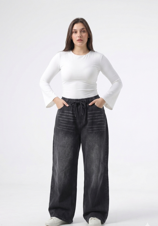 Owluxe Elastic Waist — Charcoal Lined