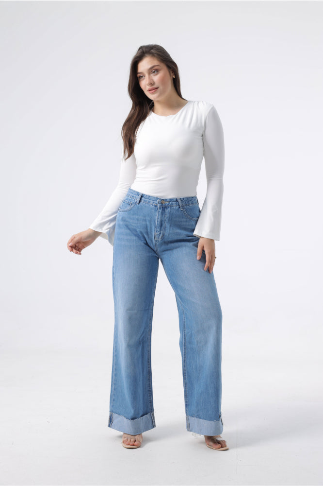 Owluxe Wide-Leg Wrapped – Skyish