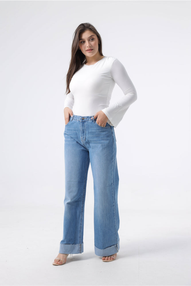 Owluxe Wide-Leg Wrapped – Skyish