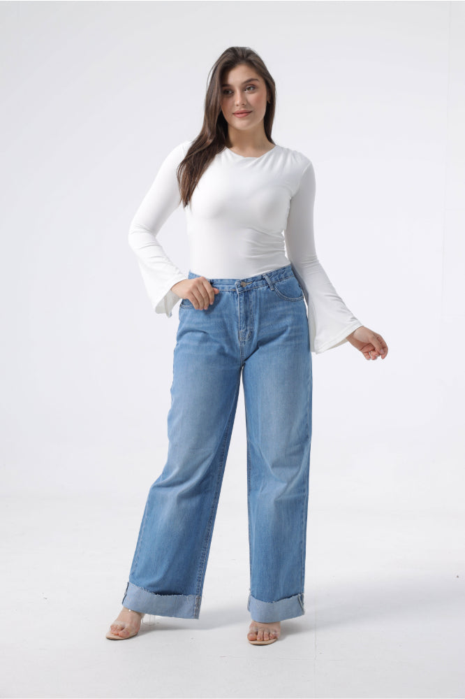 Owluxe Wide-Leg Wrapped – Skyish