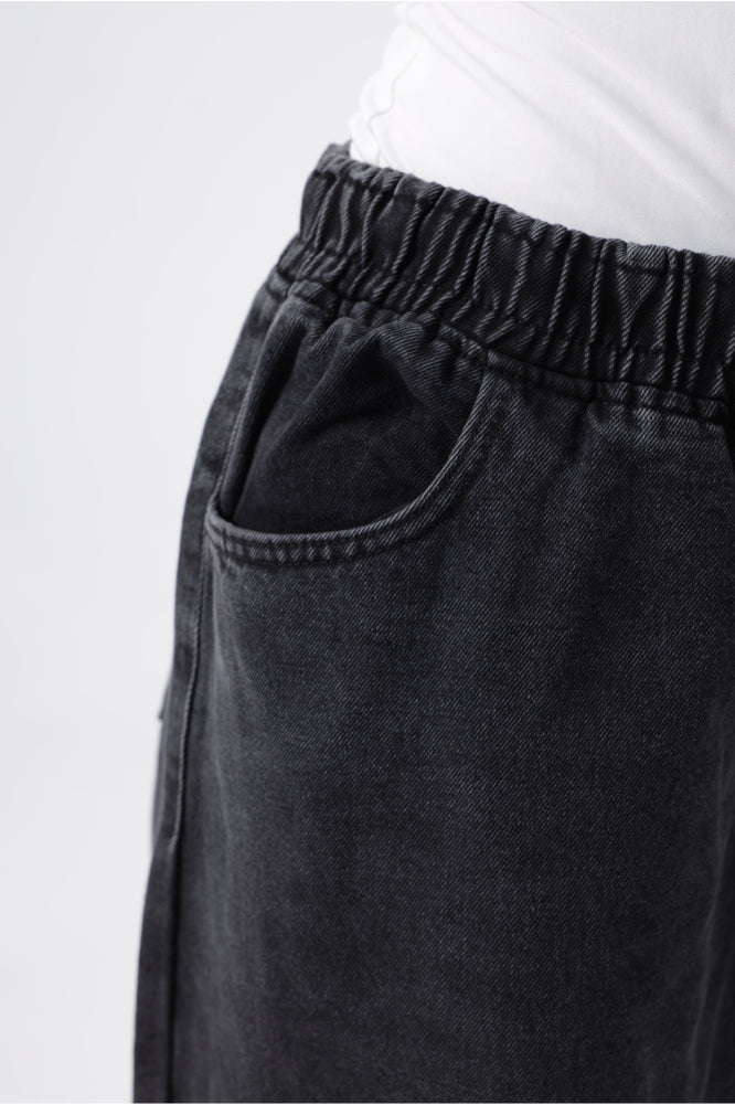 Owluxe Elastic Waist — Charcoal