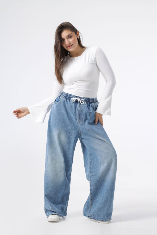 Owluxe Elastic Waist — Ocean