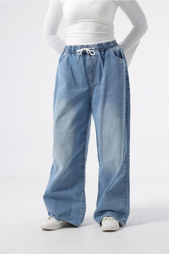 Owluxe Elastic Waist — Ocean