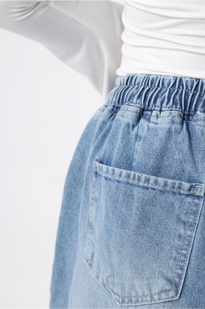 Owluxe Elastic Waist — Ocean