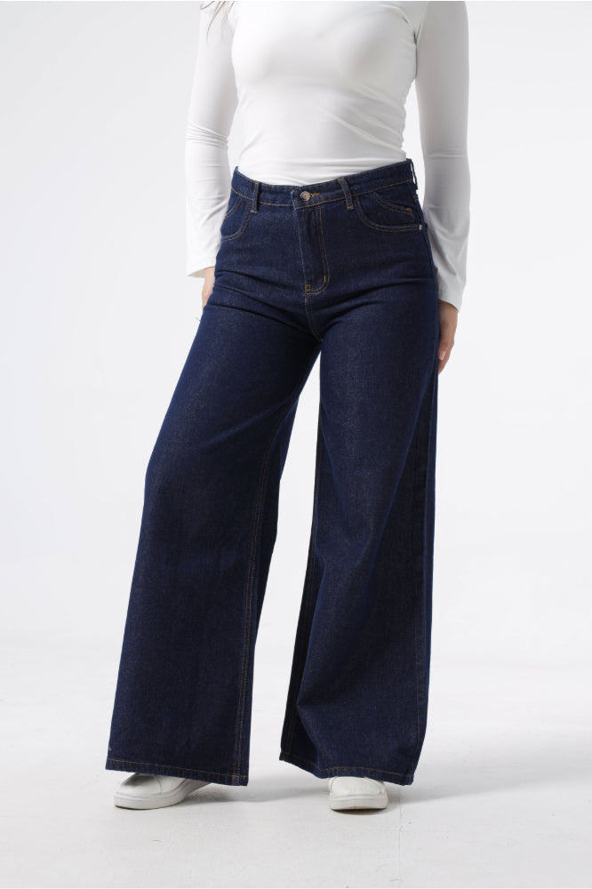 Owluxe Super Wide Leg – Dark Navy