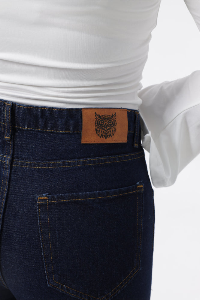 Owluxe Super Wide Leg – Dark Navy