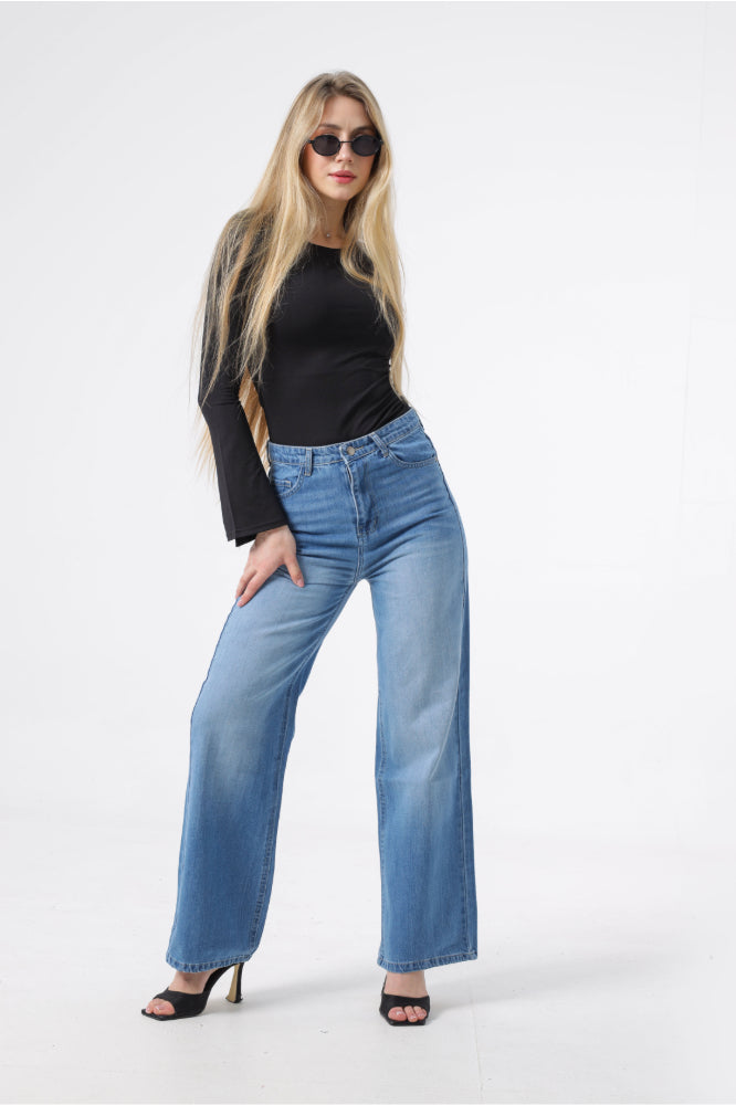 Owluxe Wide-Leg – Skyish Blue