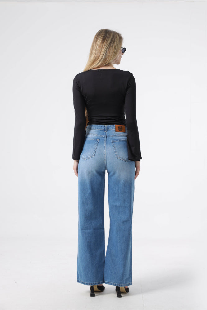 Owluxe Wide-Leg – Skyish Blue