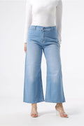 Owluxe Wide-Leg — Sky (Cropped)