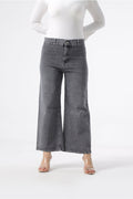 Owluxe Wide-Leg — Concrete (Cropped)