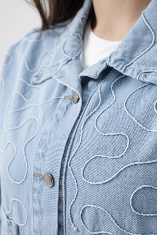 Owluxe Denim Jacket - Sky