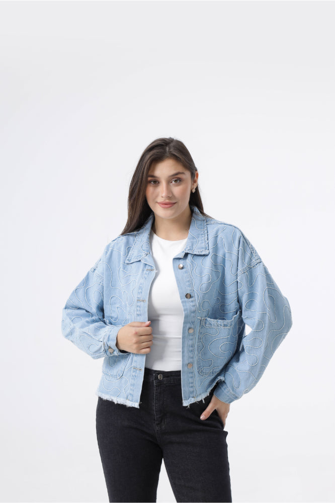 Owluxe Denim Jacket - Sky