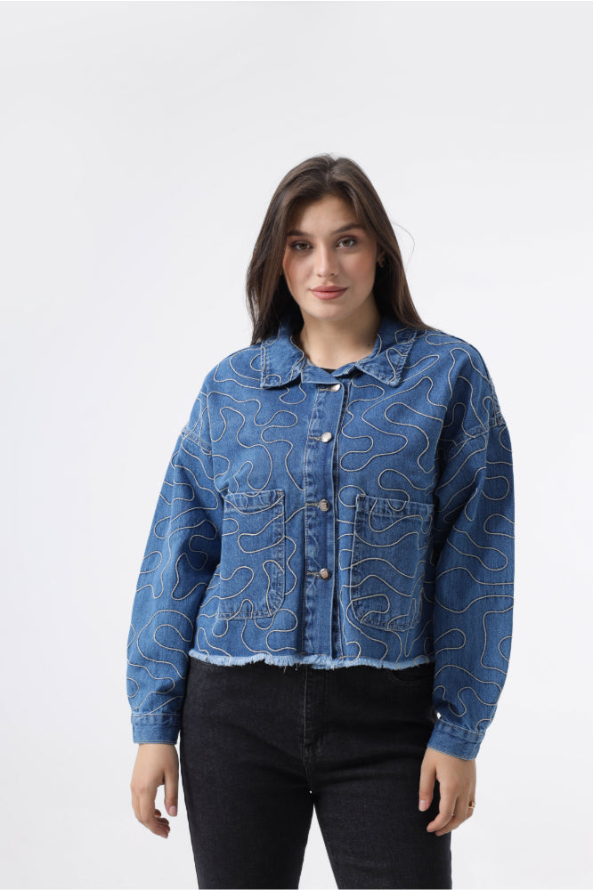 Owluxe Denim Jacket - Ocean