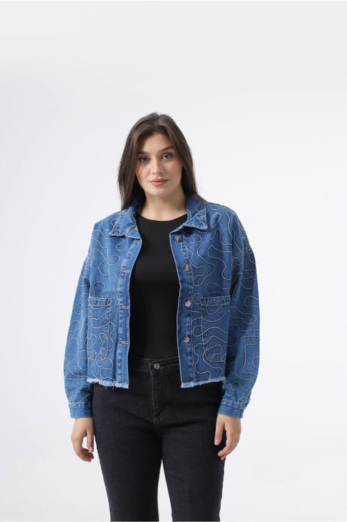 Owluxe Denim Jacket - Ocean