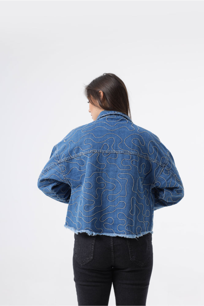Owluxe Denim Jacket - Ocean