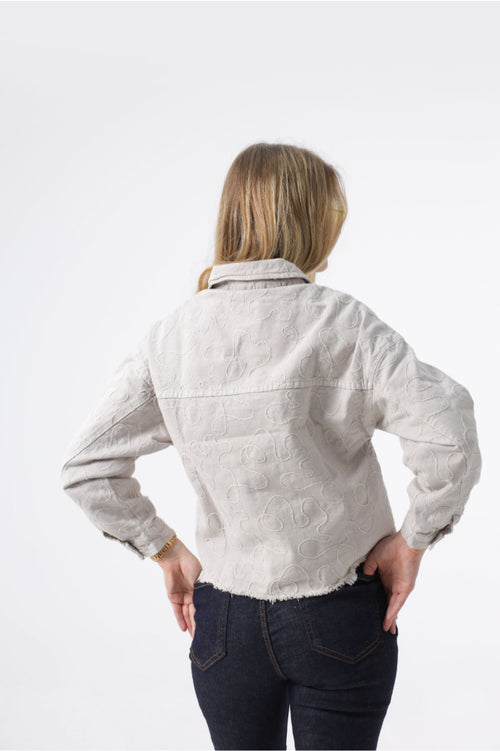 Owluxe Denim Jacket - Beige