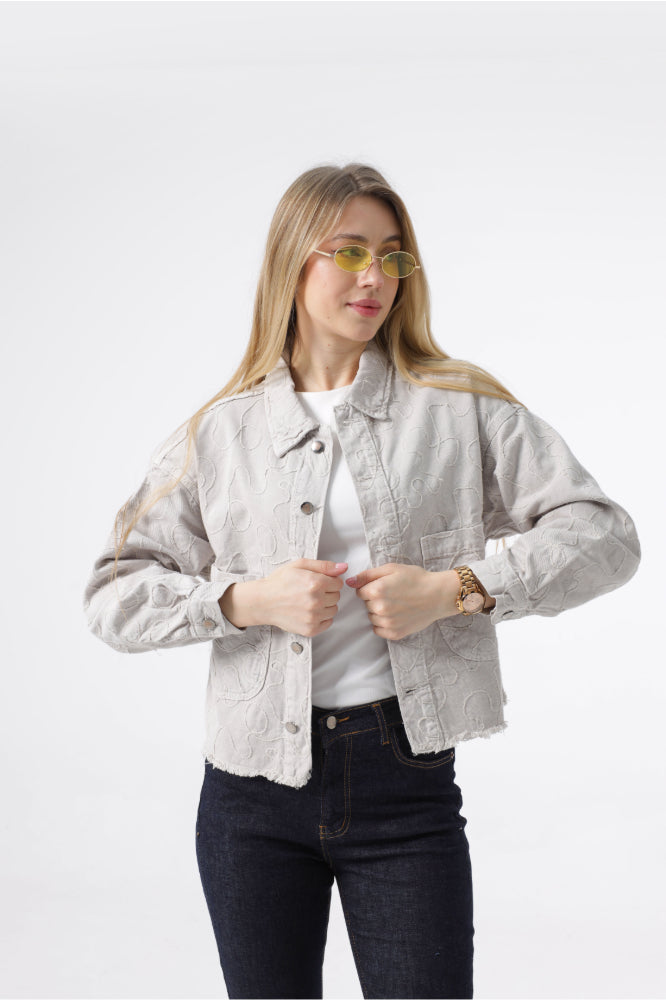 Owluxe Denim Jacket - Beige