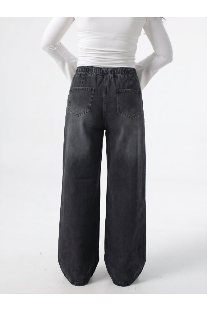 Owluxe Elastic Waist — Charcoal Lined