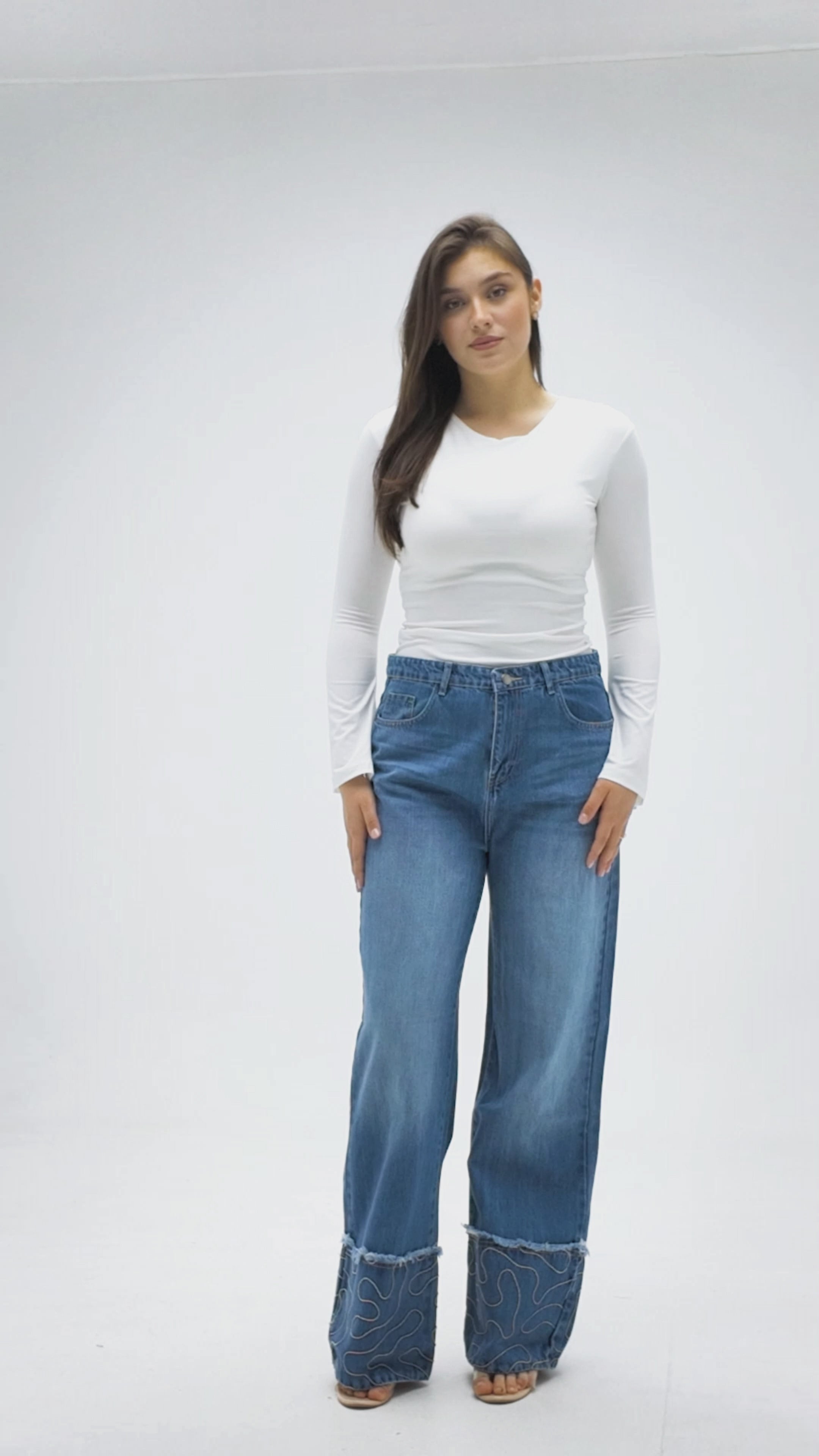 Owluxe Wide-Leg — Ocean