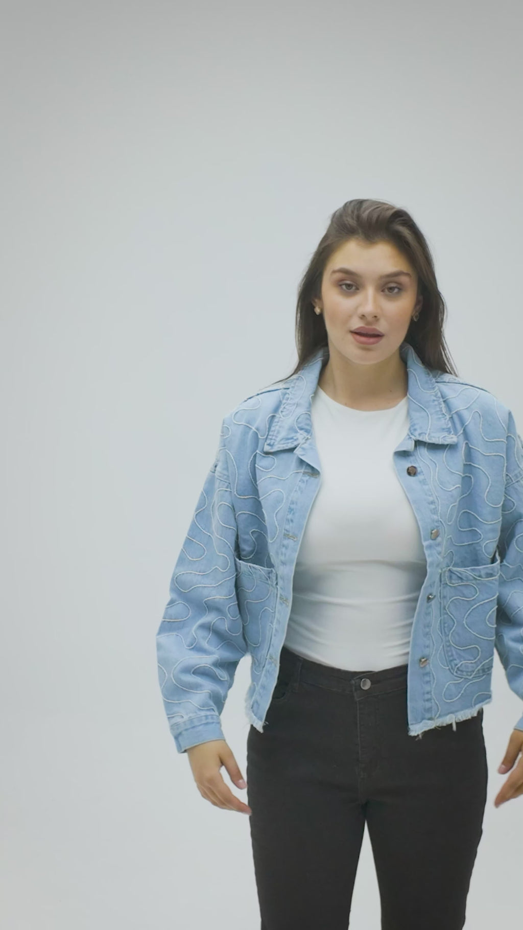 Owluxe Denim Jacket - Sky