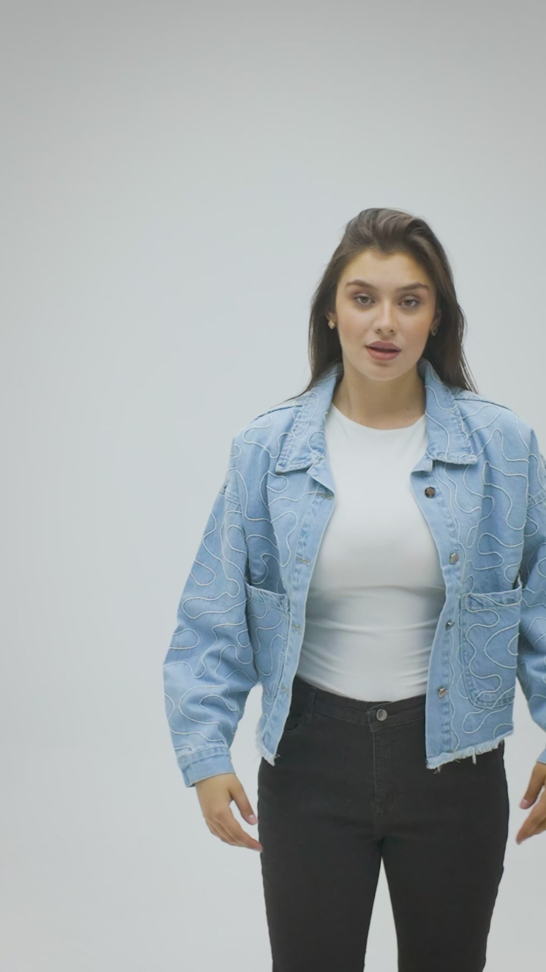 Owluxe Denim Jacket - Sky