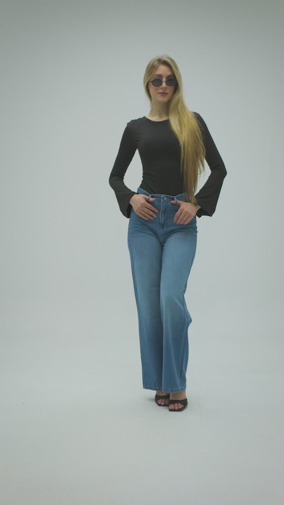 Owluxe Wide-Leg – Skyish Blue