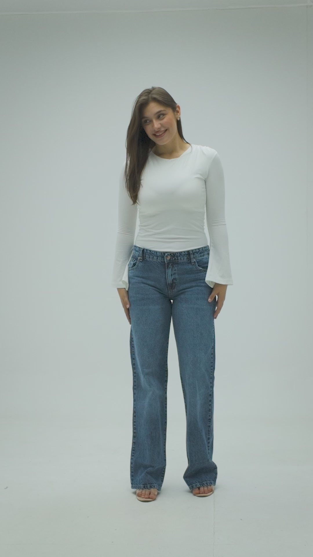 Owluxe Wide-Leg — Vintage Blue