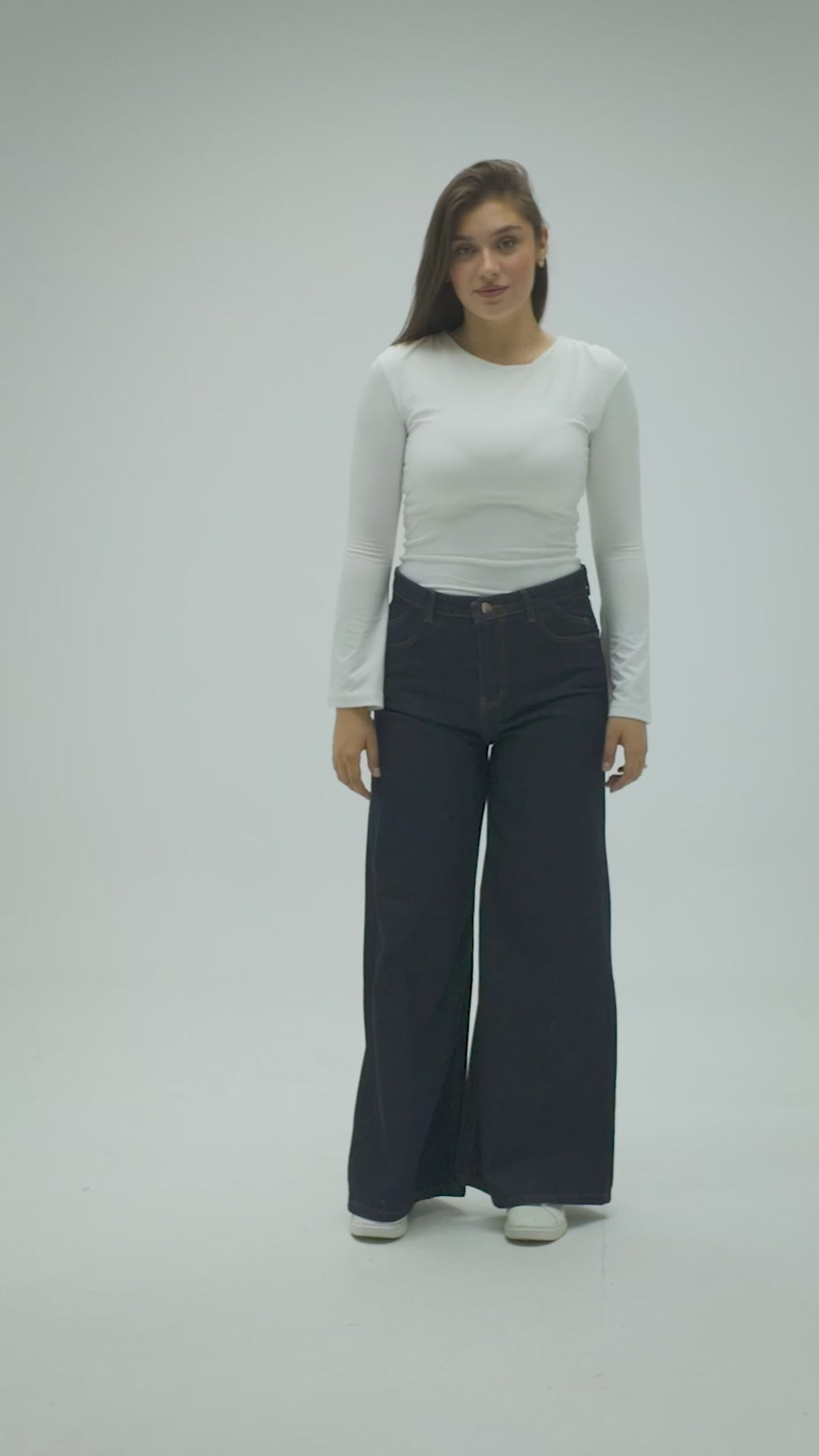 Owluxe Super Wide Leg – Dark Navy