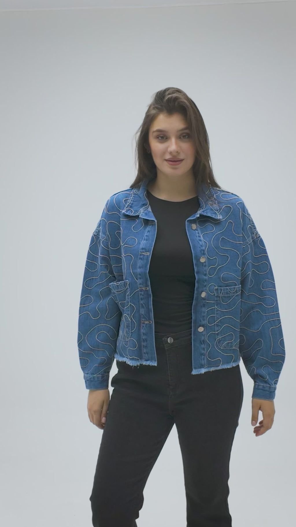 Owluxe Denim Jacket - Ocean